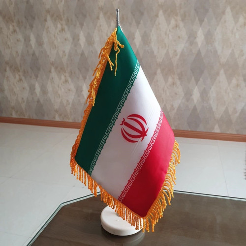 پرچم رومیزی پایه سنگی ایران