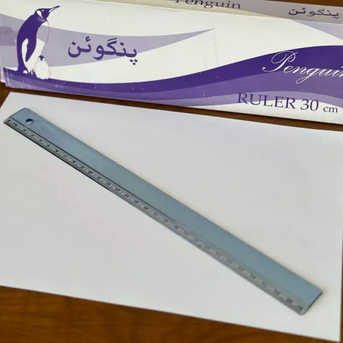 خط کش کریستالی 30 سانتی بسیار مقاوم