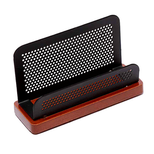 جای کارت مدل چوب و فلز کد 141