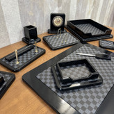 ست لوازم اداری رومیزی مدل 910-BlK مجموعه 10 عددی